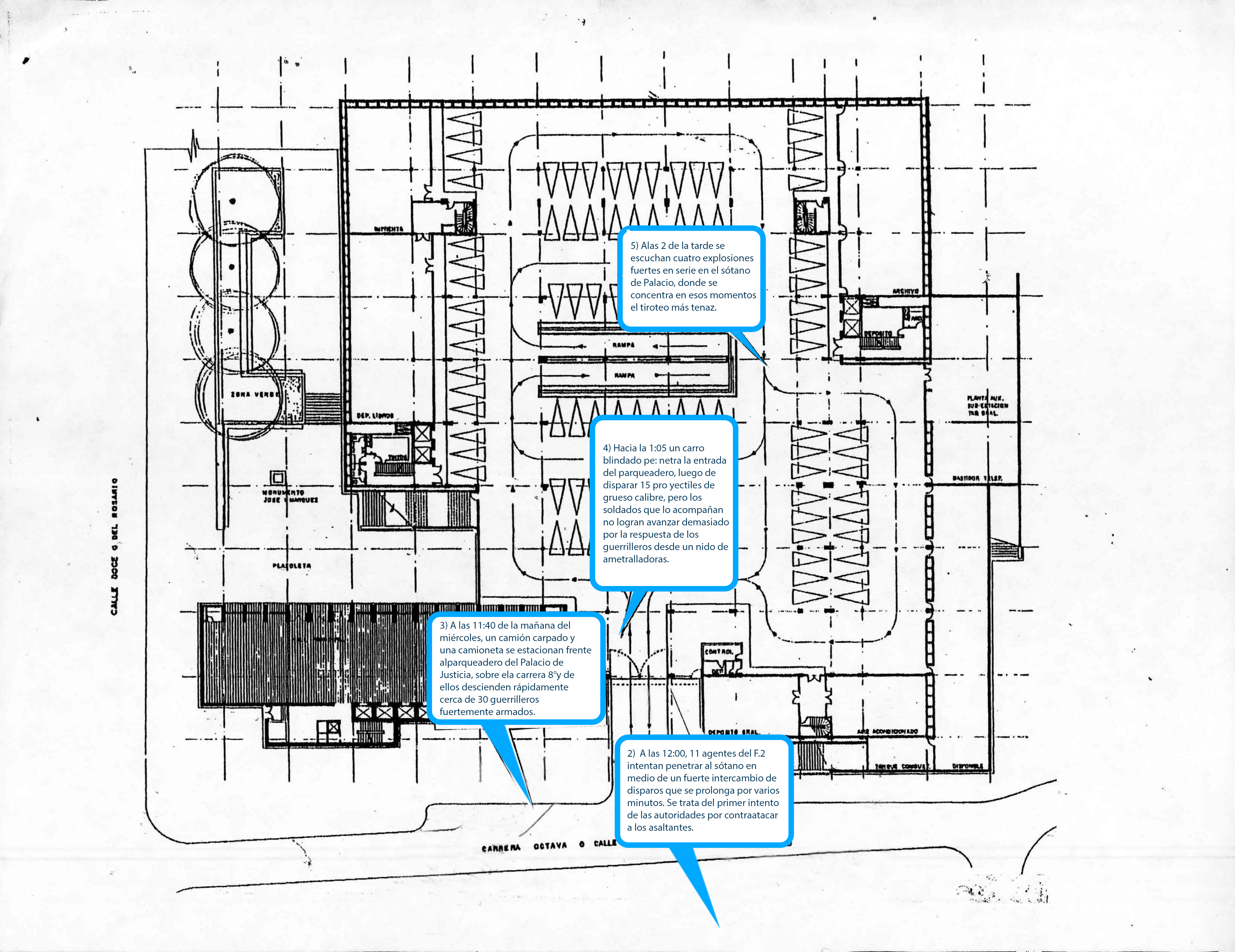 Plano Palacio de Justicia